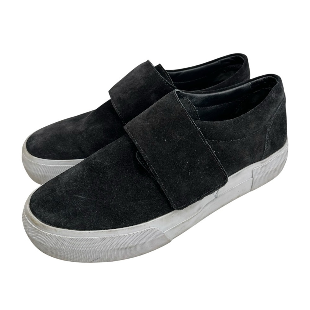 Vince Cage‎ Suede Sneaker Black Size 8